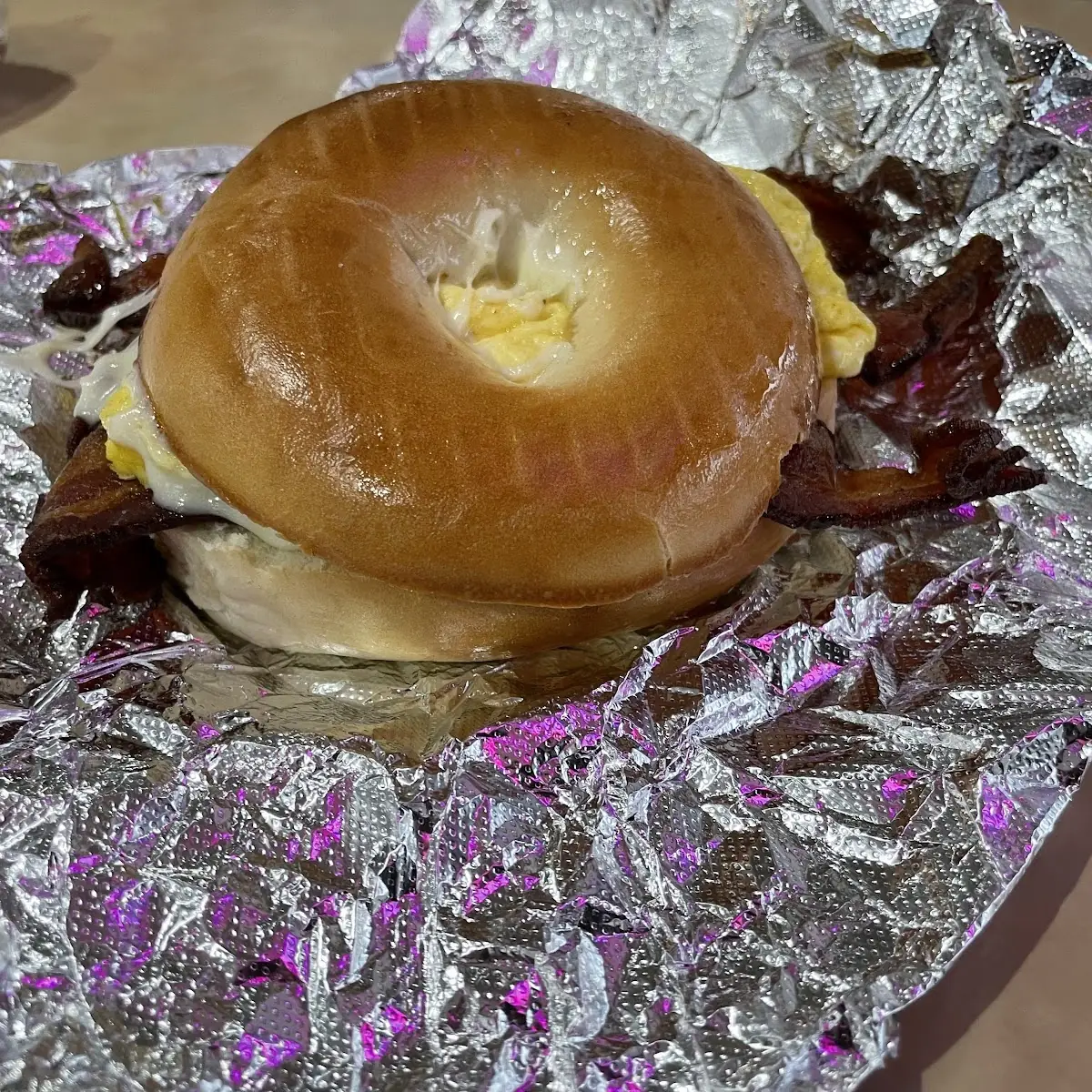 NY Bagel Bacon Egg