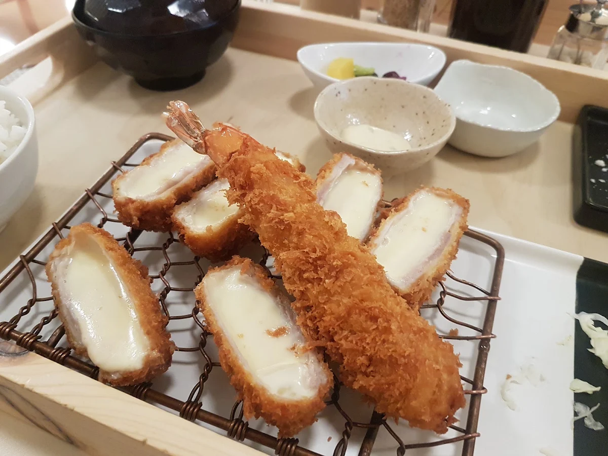 Cheese Katsu and EBI