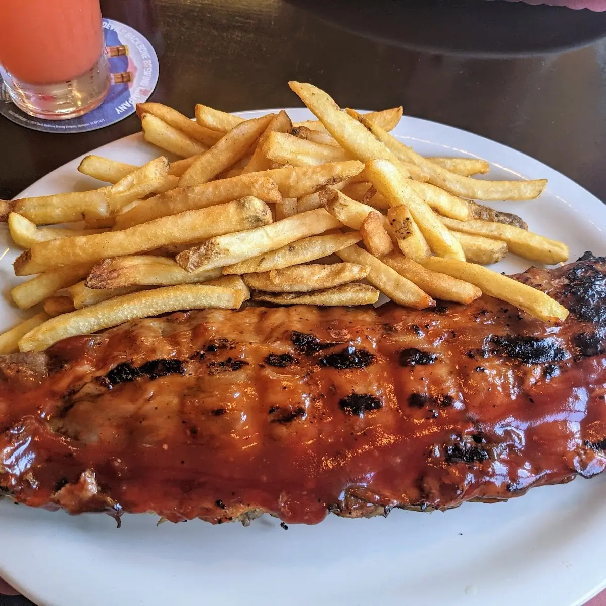 Half Rack BBQ Ribs and Chicken