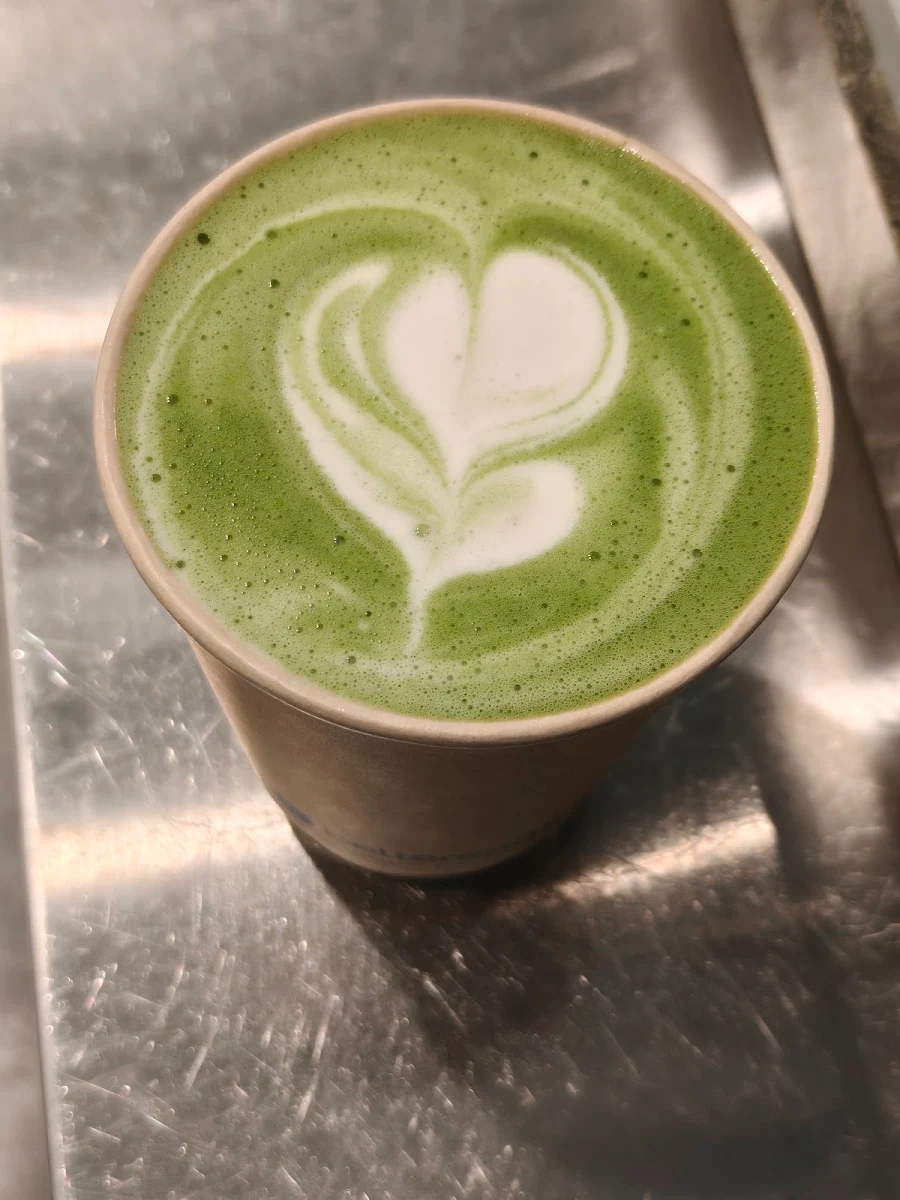 Matcha Green Tea Latte Art
