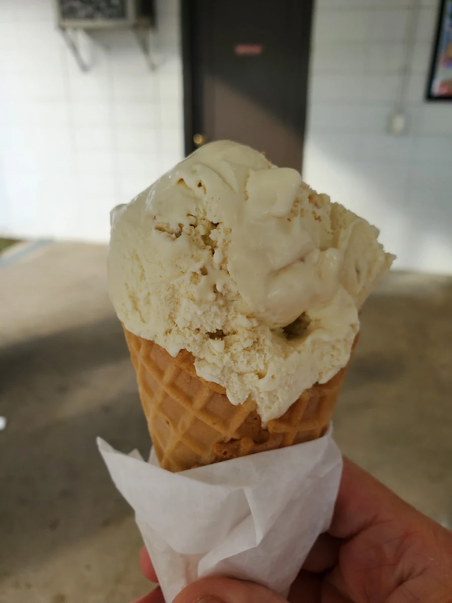 Banana Pudding with a Waffle Cone