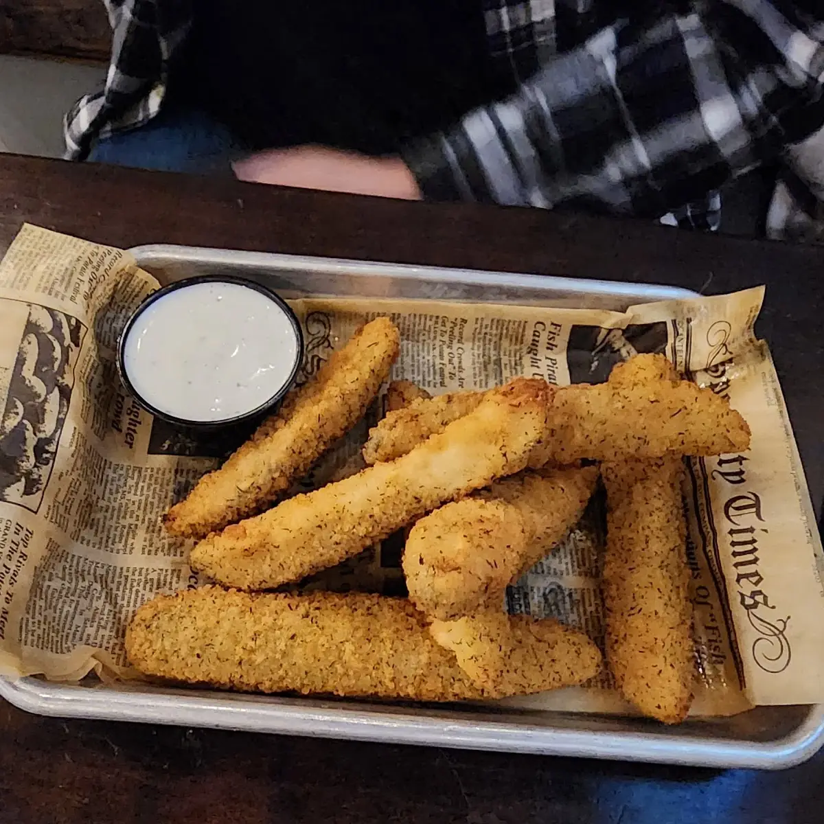Fried Pickle Stackers