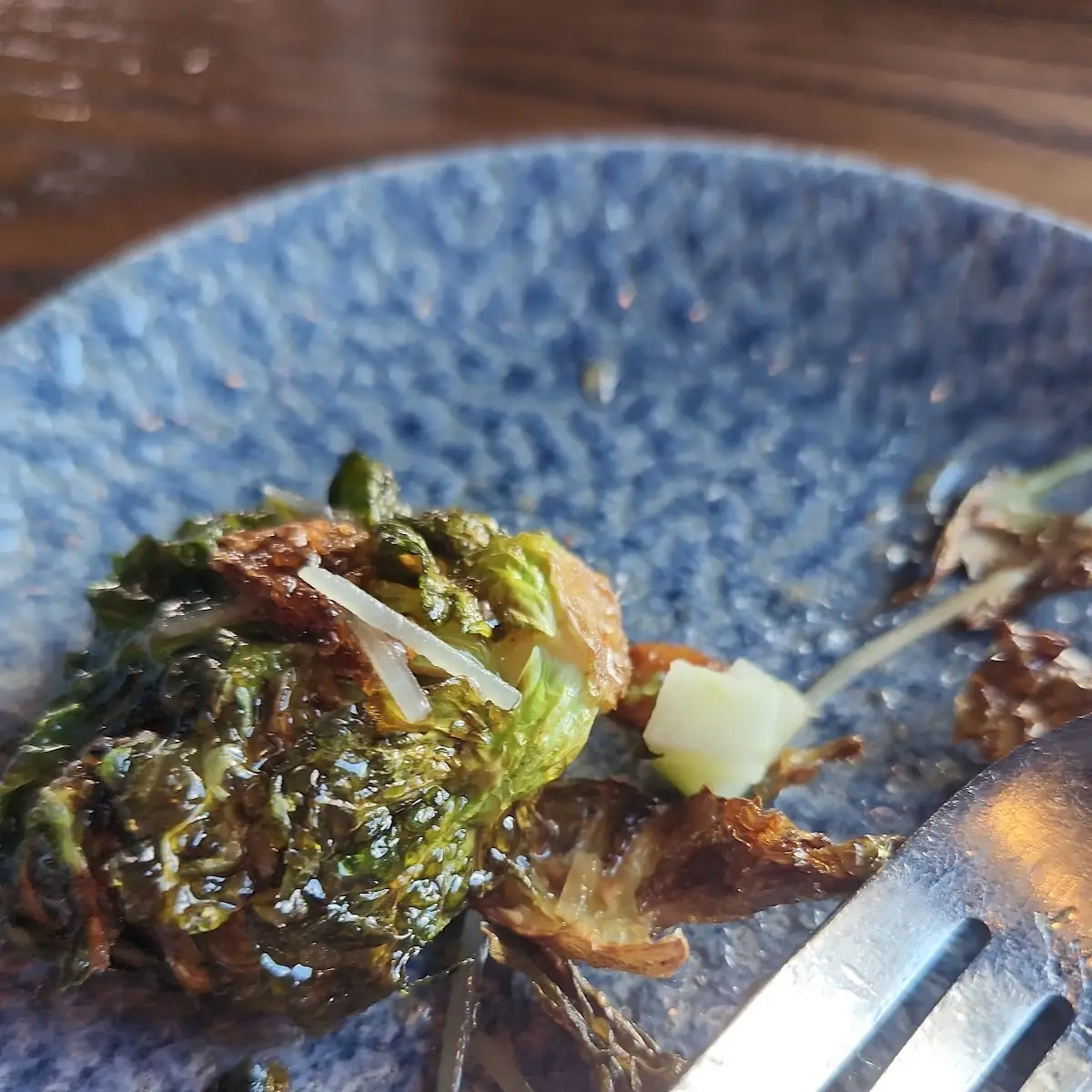 Brussels Sprouts with Bacon Hot Honey Apples