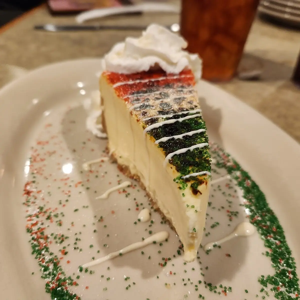 Creme Brulee Cheesecake Slice
