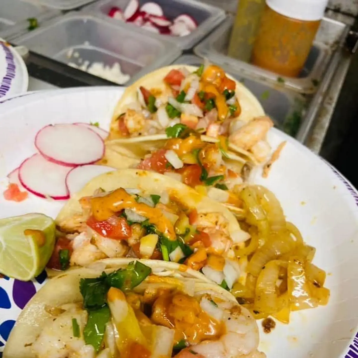 Taco Combo Camaron Shrimp