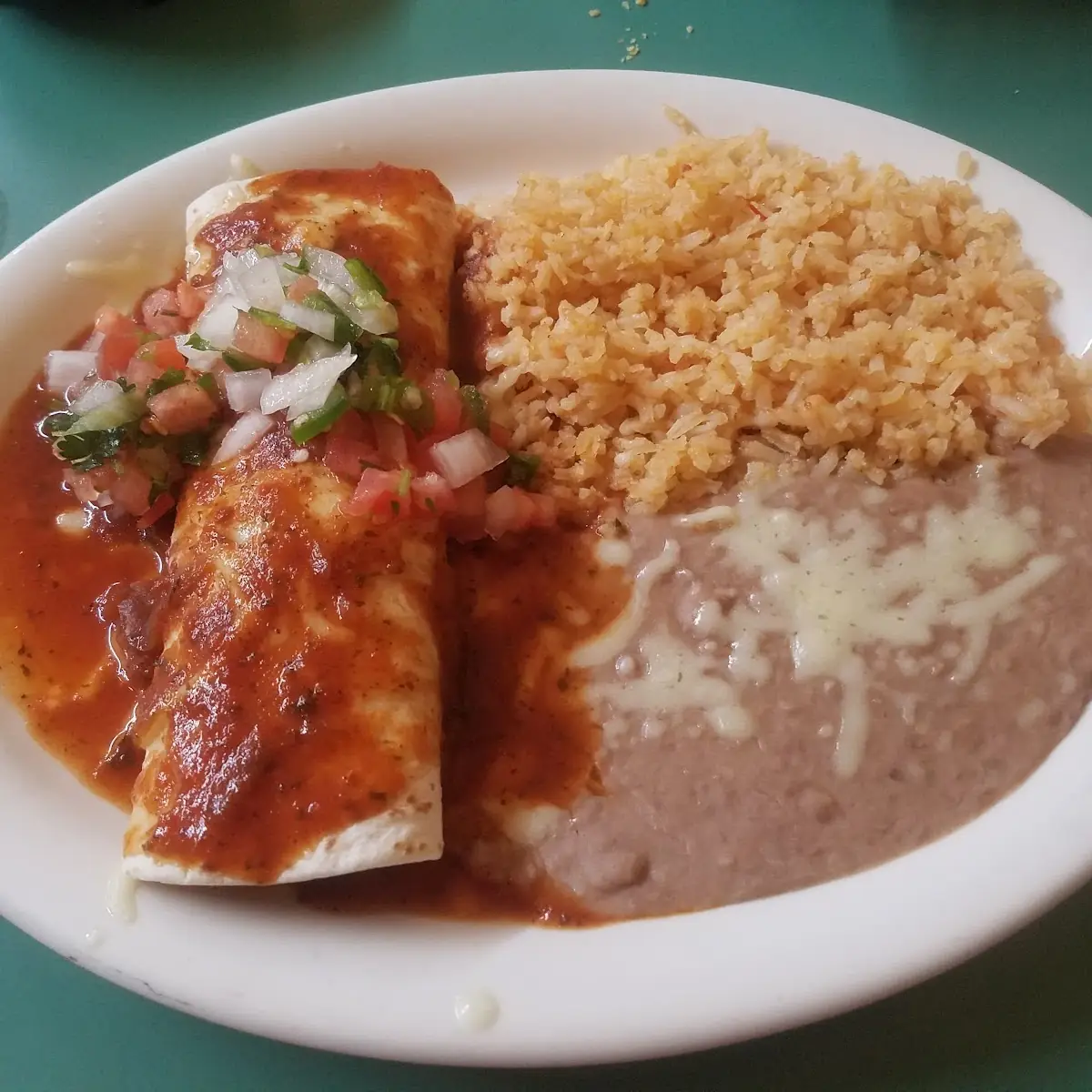 Enchilada Rice and Beans