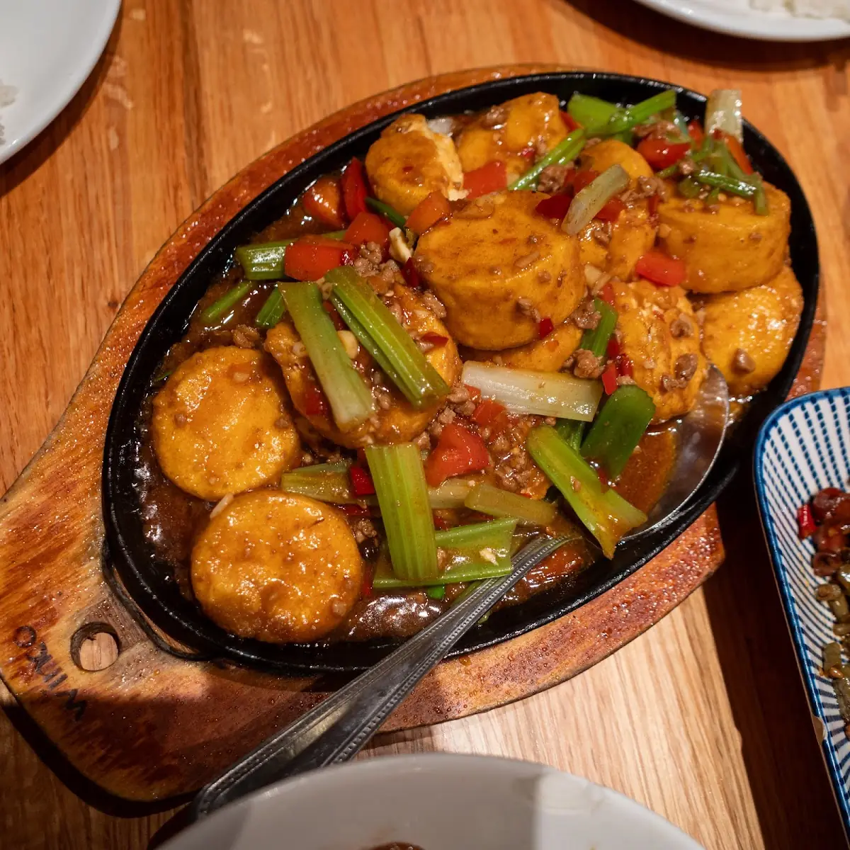 Sizzling Seafood Combo w Hot Plate