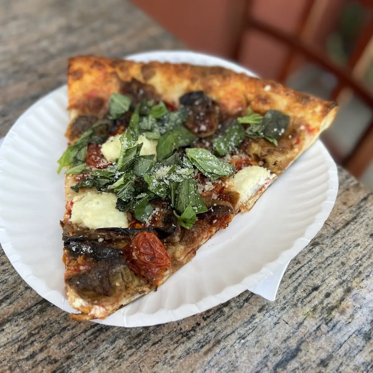 Vegetarian Pizza Slice