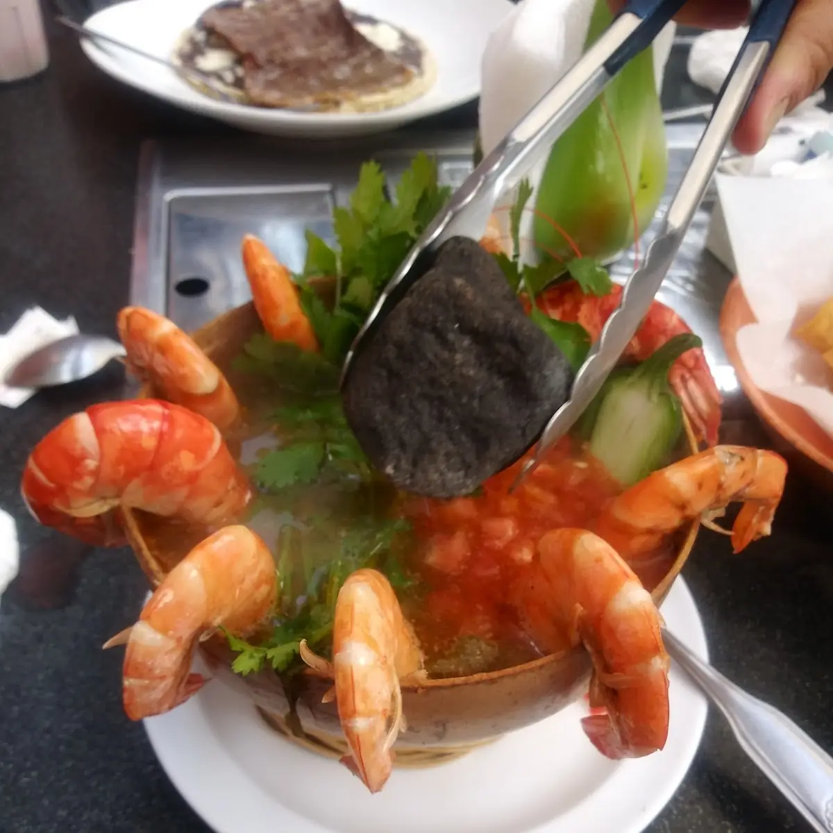 Molcajete De Mariscos Seafood Molcajete