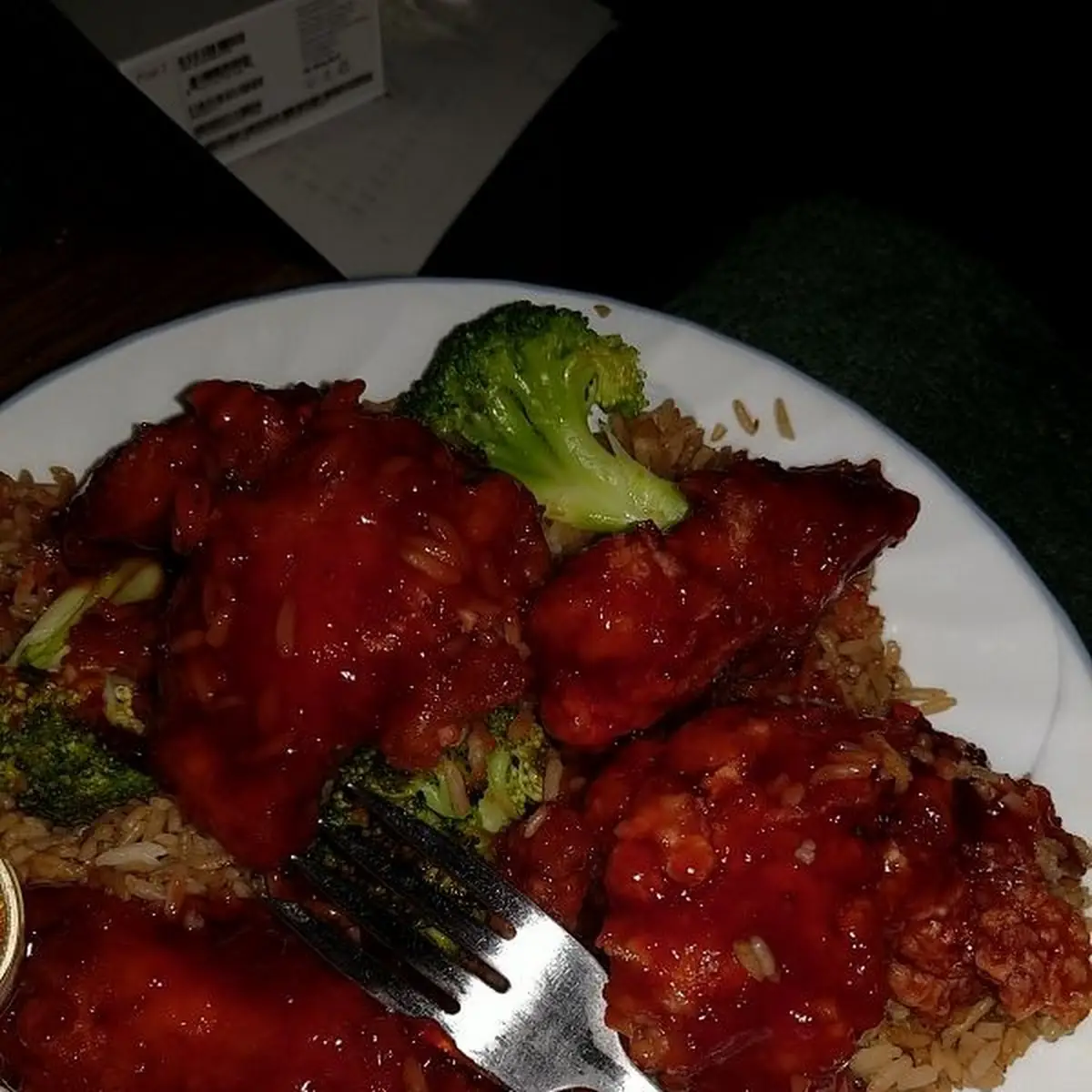 General TSO's Chicken with Broccoli