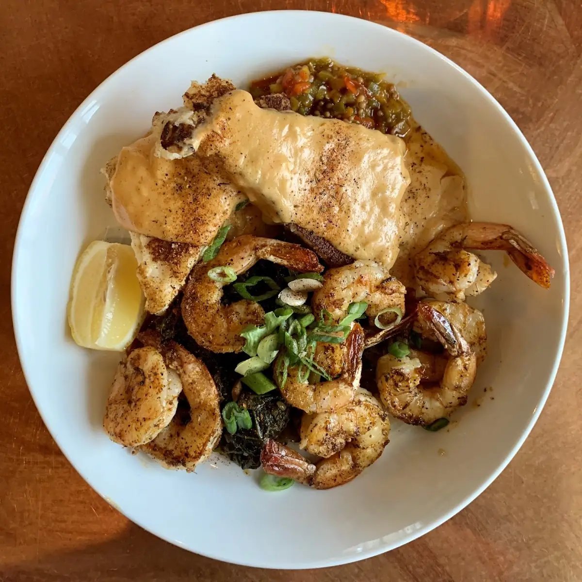 Fish or Shrimp & Grits