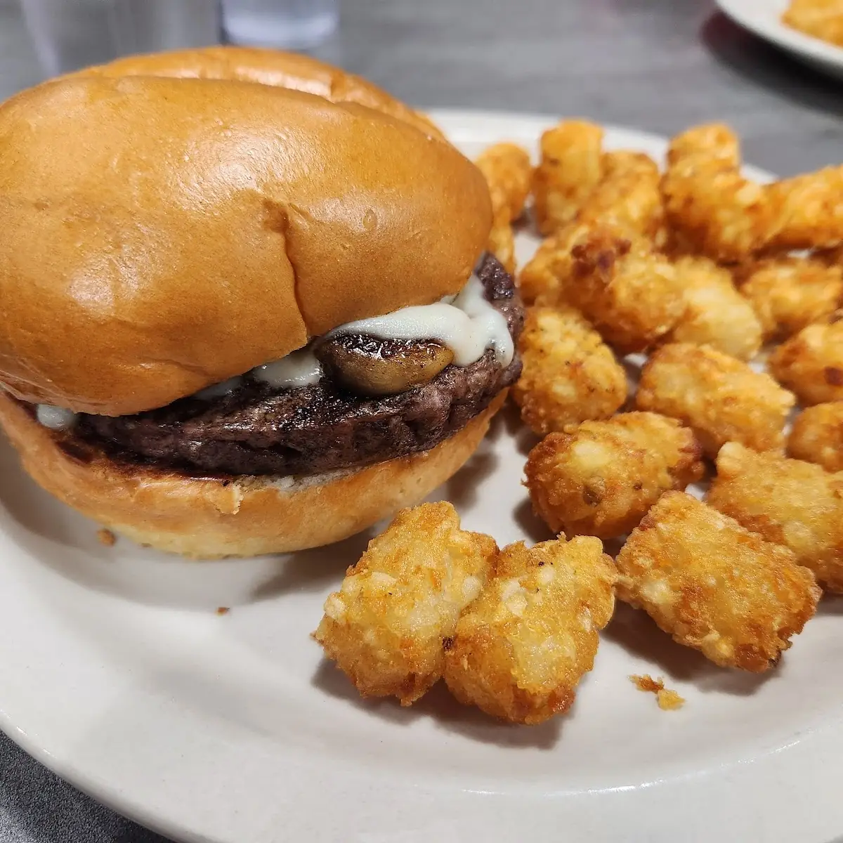 Mushroom Swiss Burger