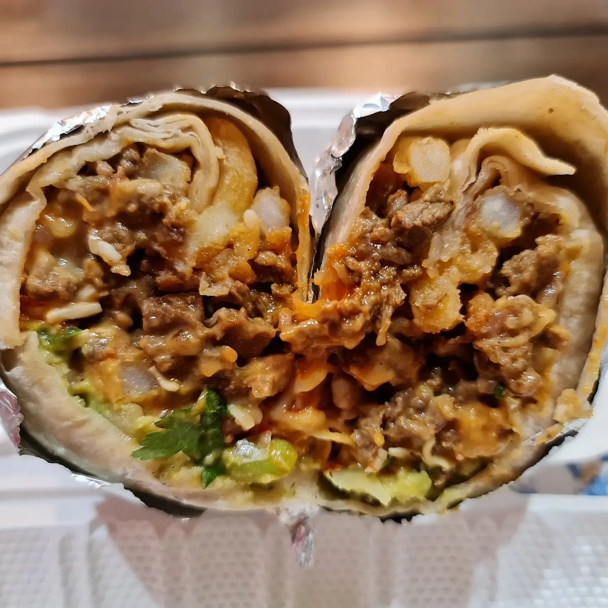 Cali-Cheese Burrito
