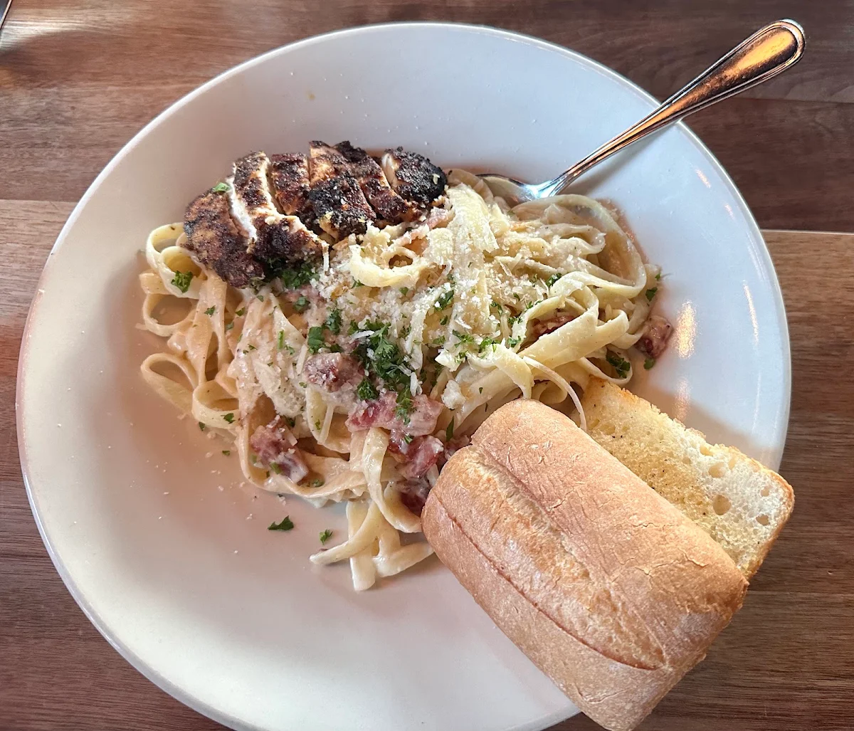 Blackened Chicken Alfredo