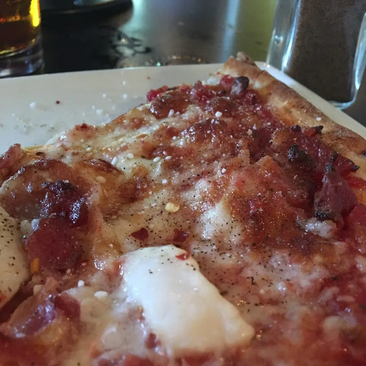 Scallop and Bacon Pizza