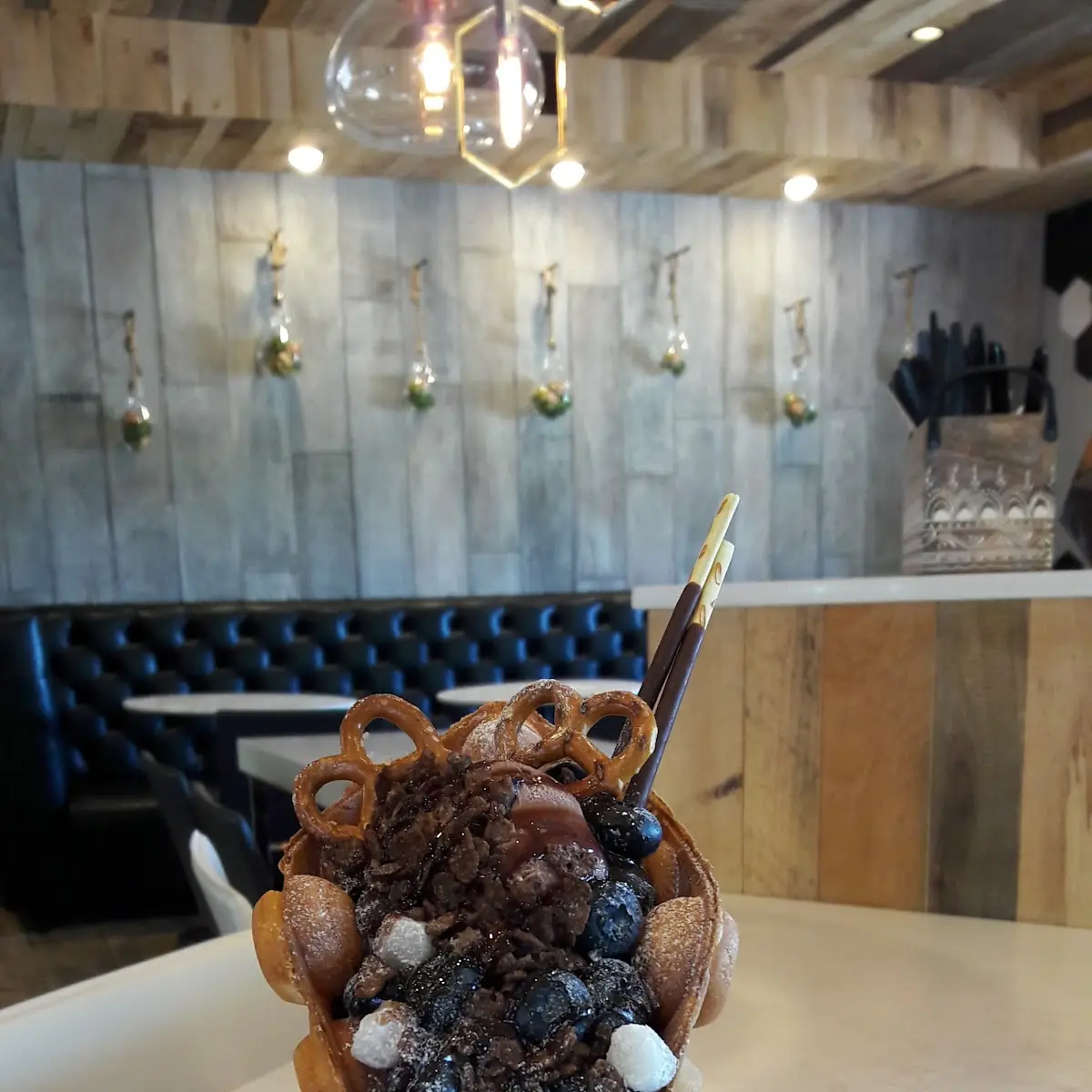 Puffle Waffle Sundae