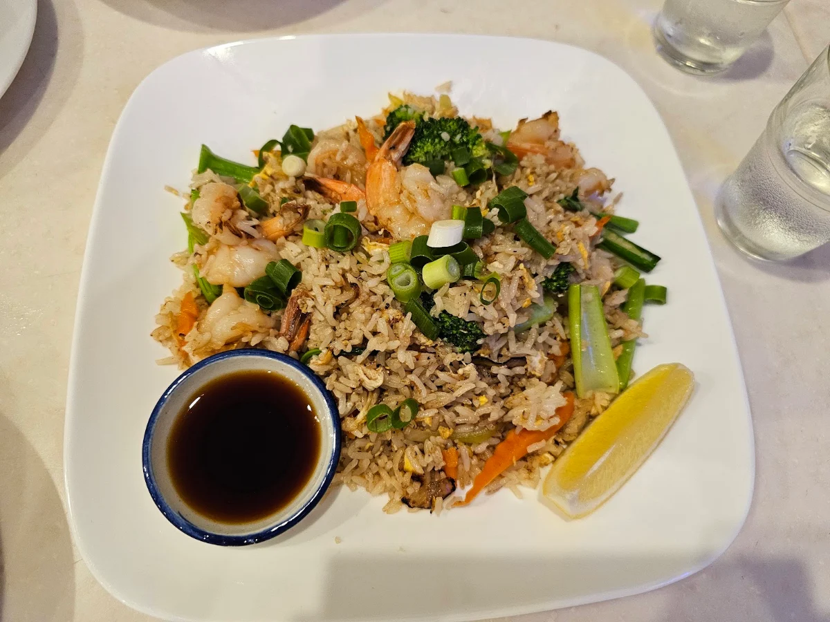 Seafood Fried Rice, Edensor Noodle House