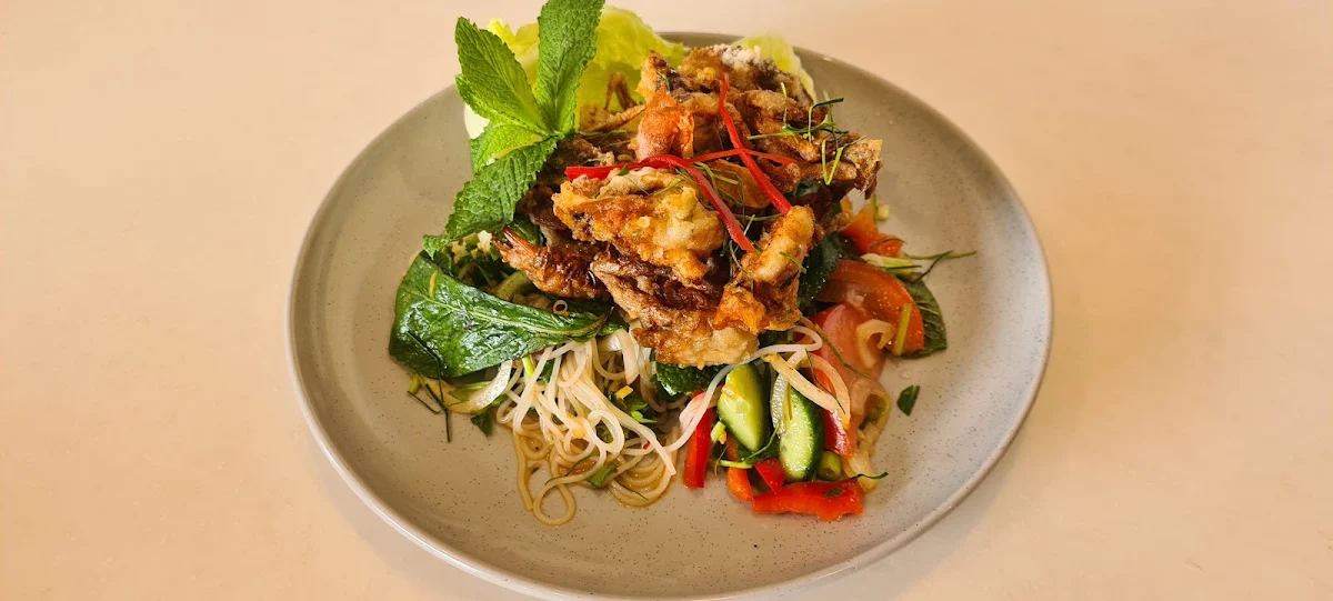 Soft Shell Crab Salad, Edensor Noodle House
