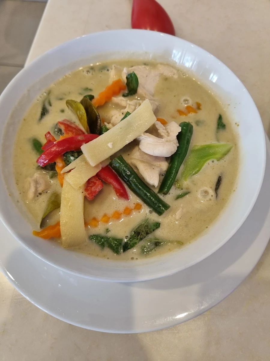 Thai Green Curry, Edensor Noodle House
