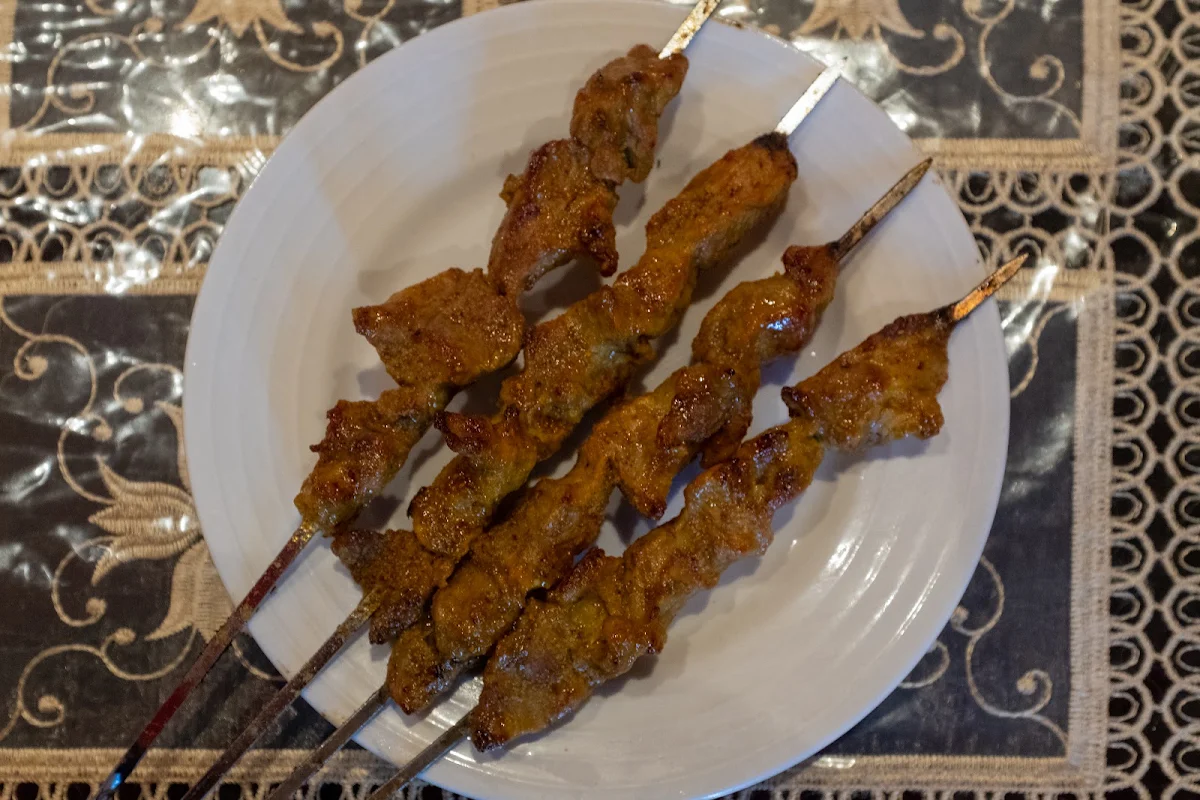 Lamb Skewers, Karlaylisi Restaurant - Uyghur Cuisine