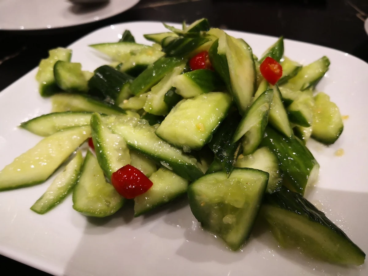 Pickled Cucumber Salad, Karlaylisi Restaurant - Uyghur Cuisine