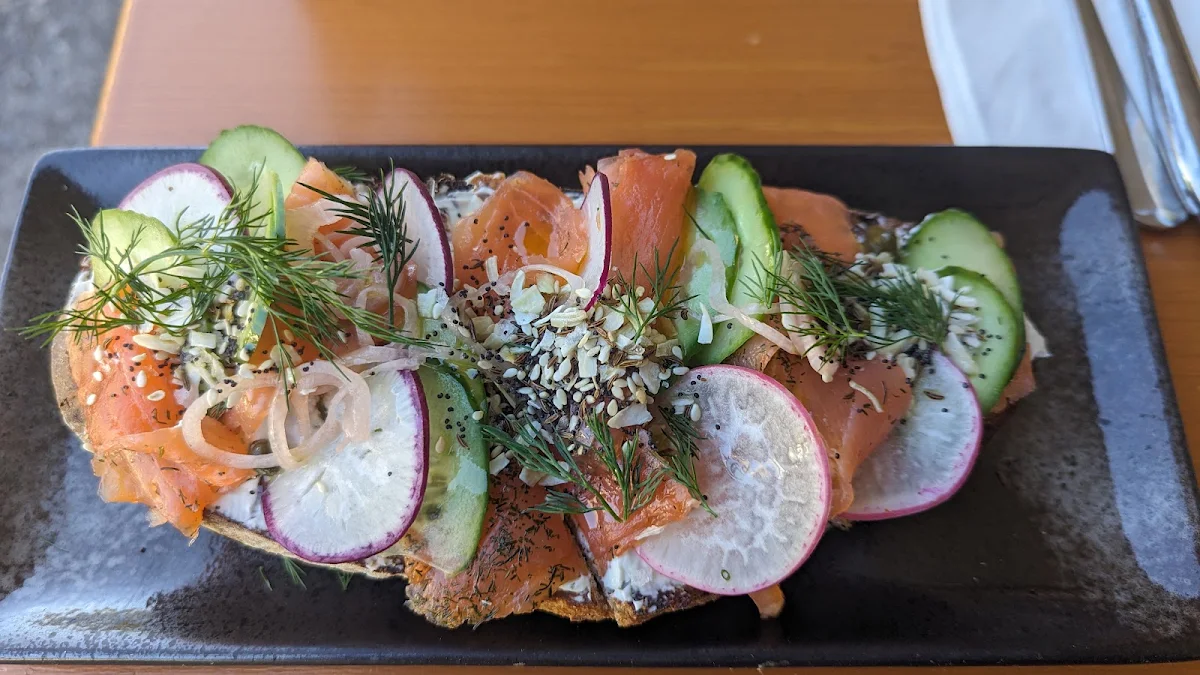 Smoked Salmon Toast