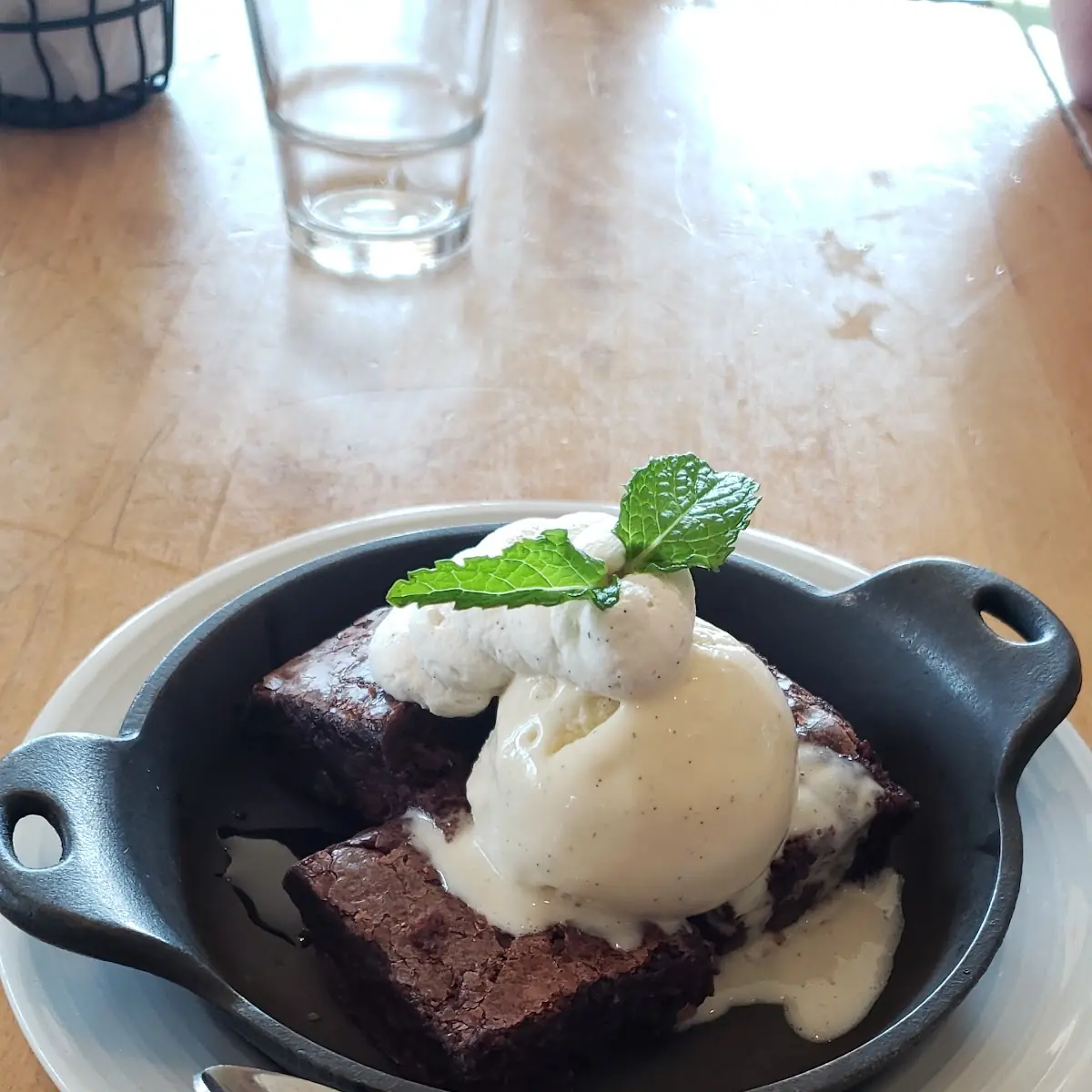 Warm Brownie & Ice Cream