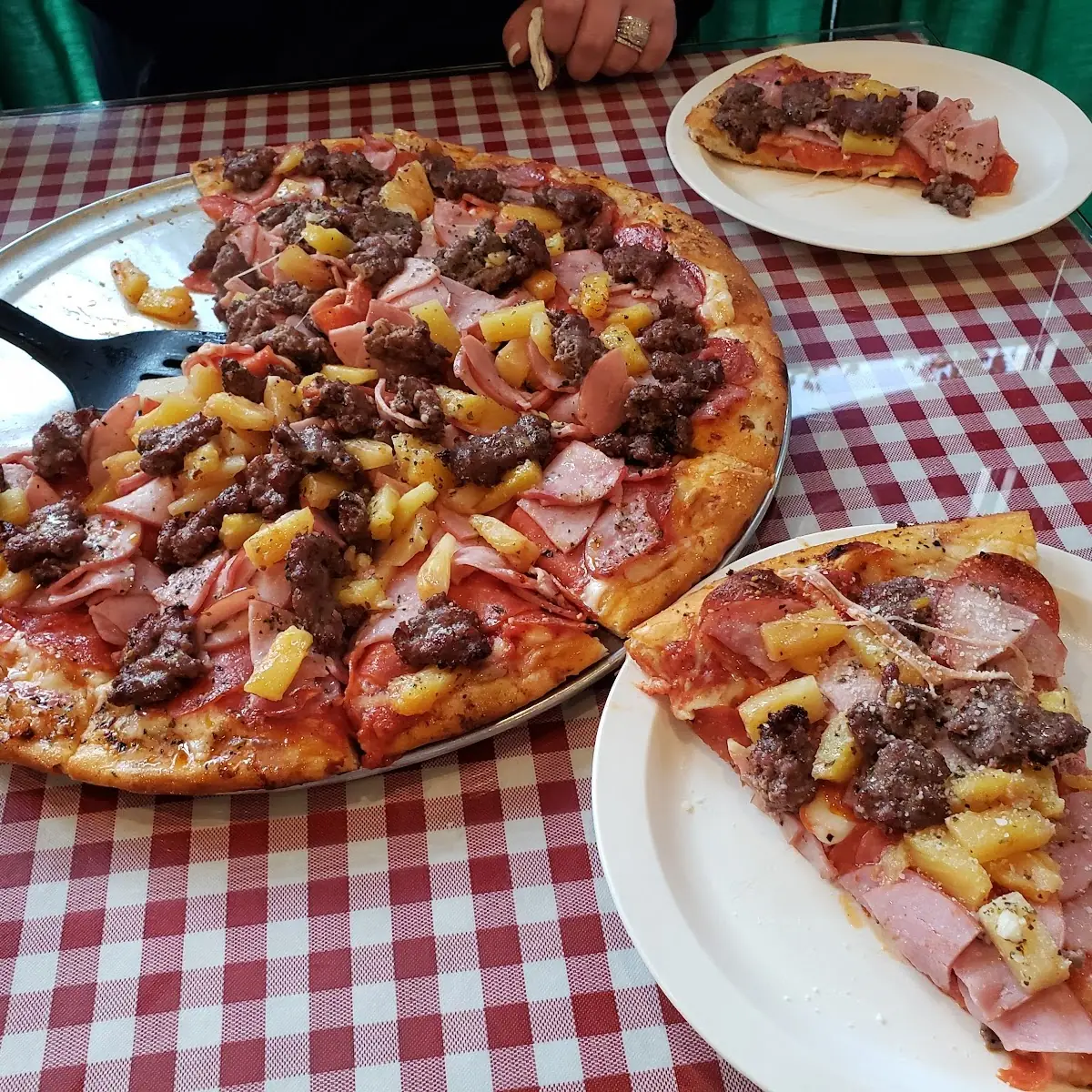 Meat Lover's Pizza Plus Pineapple