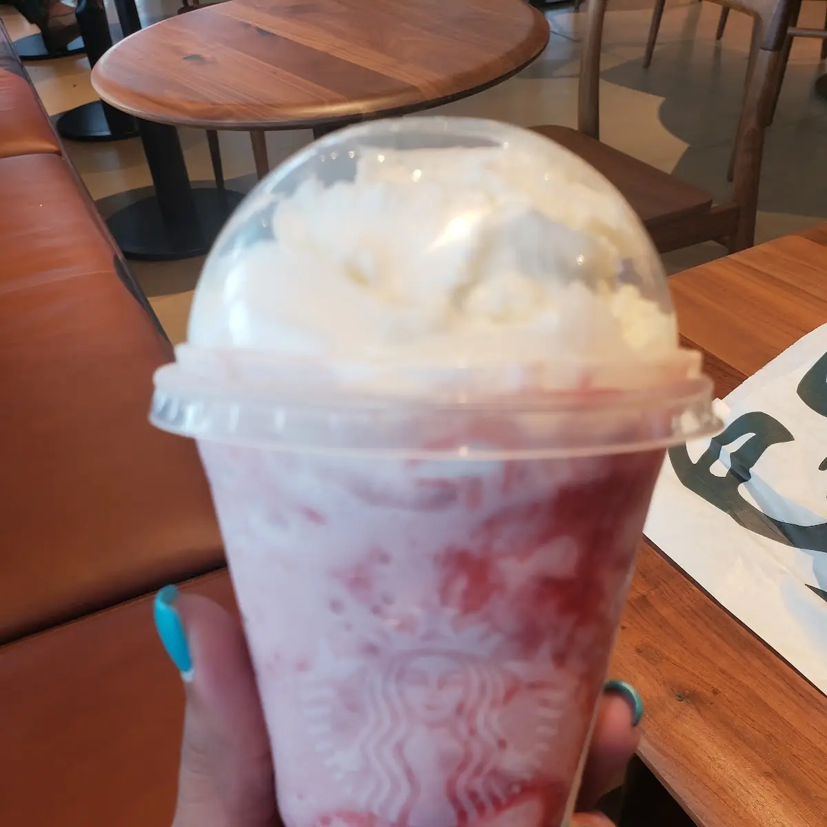 Strawberry Creme Frappe