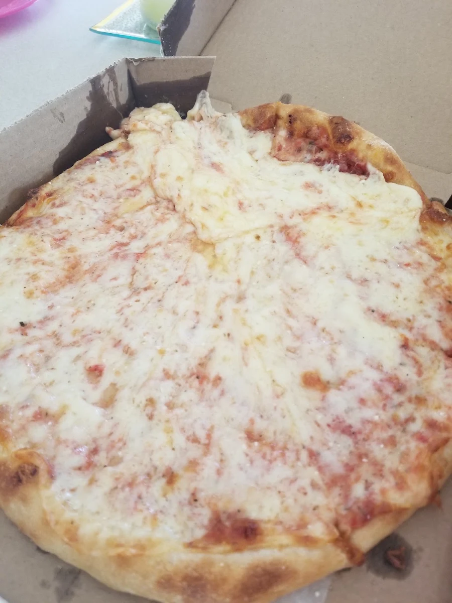 Cheese Pizza Held Sideways Apparently