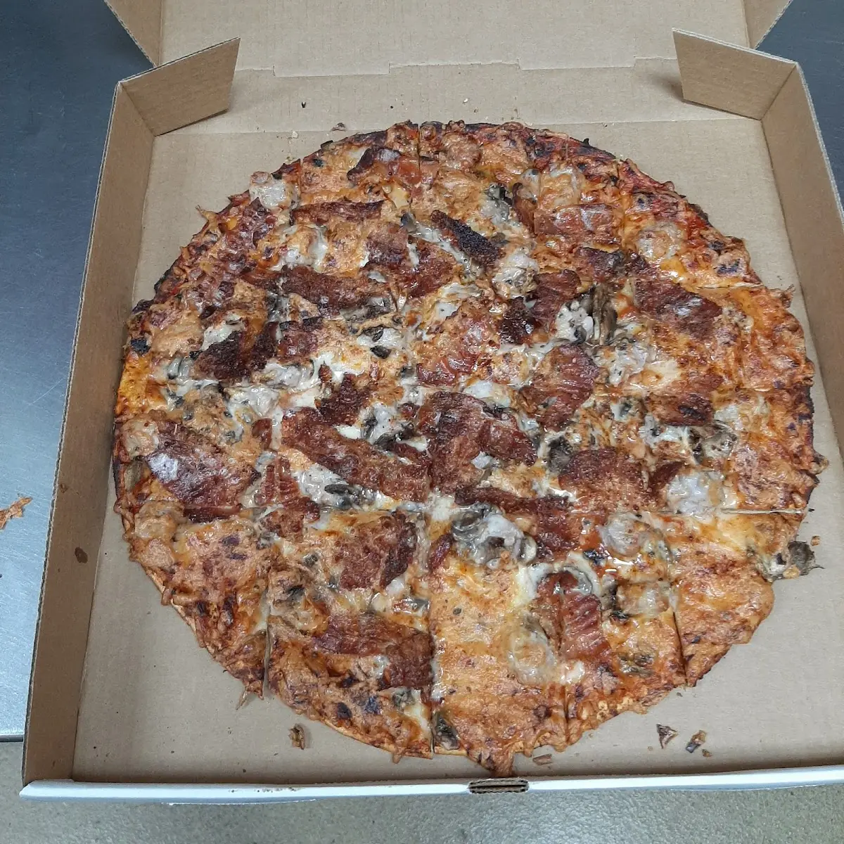 Sausage and Pepperoni Pizza