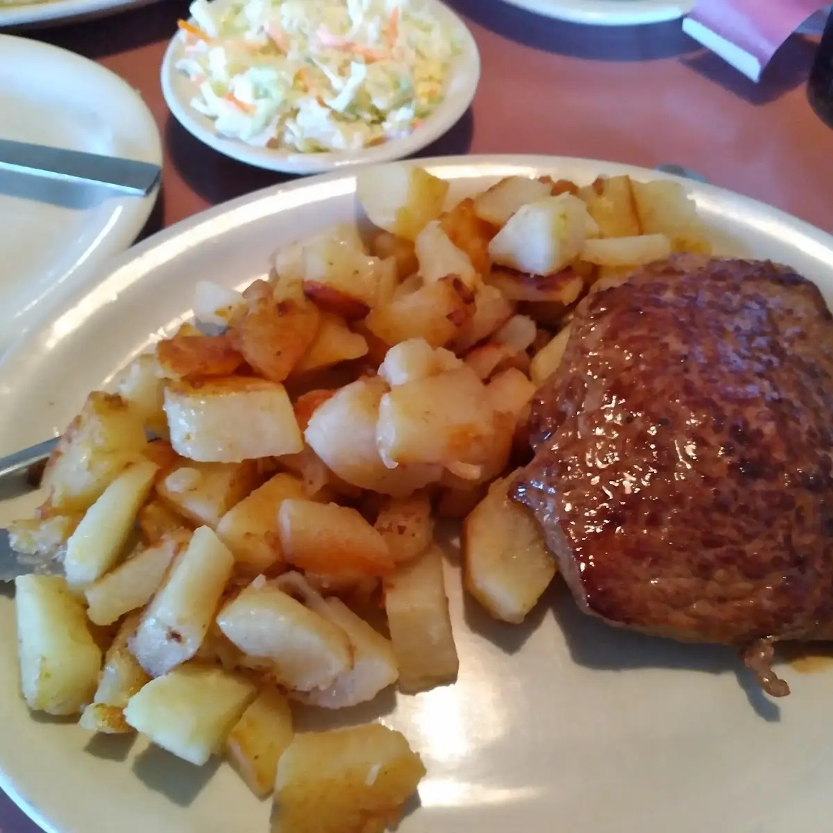 Steak and Home Fries