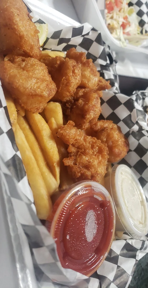 2 Large Fried Shrimp