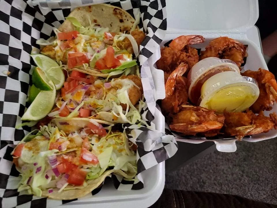 Fish Tacos & Coconut Shrimp