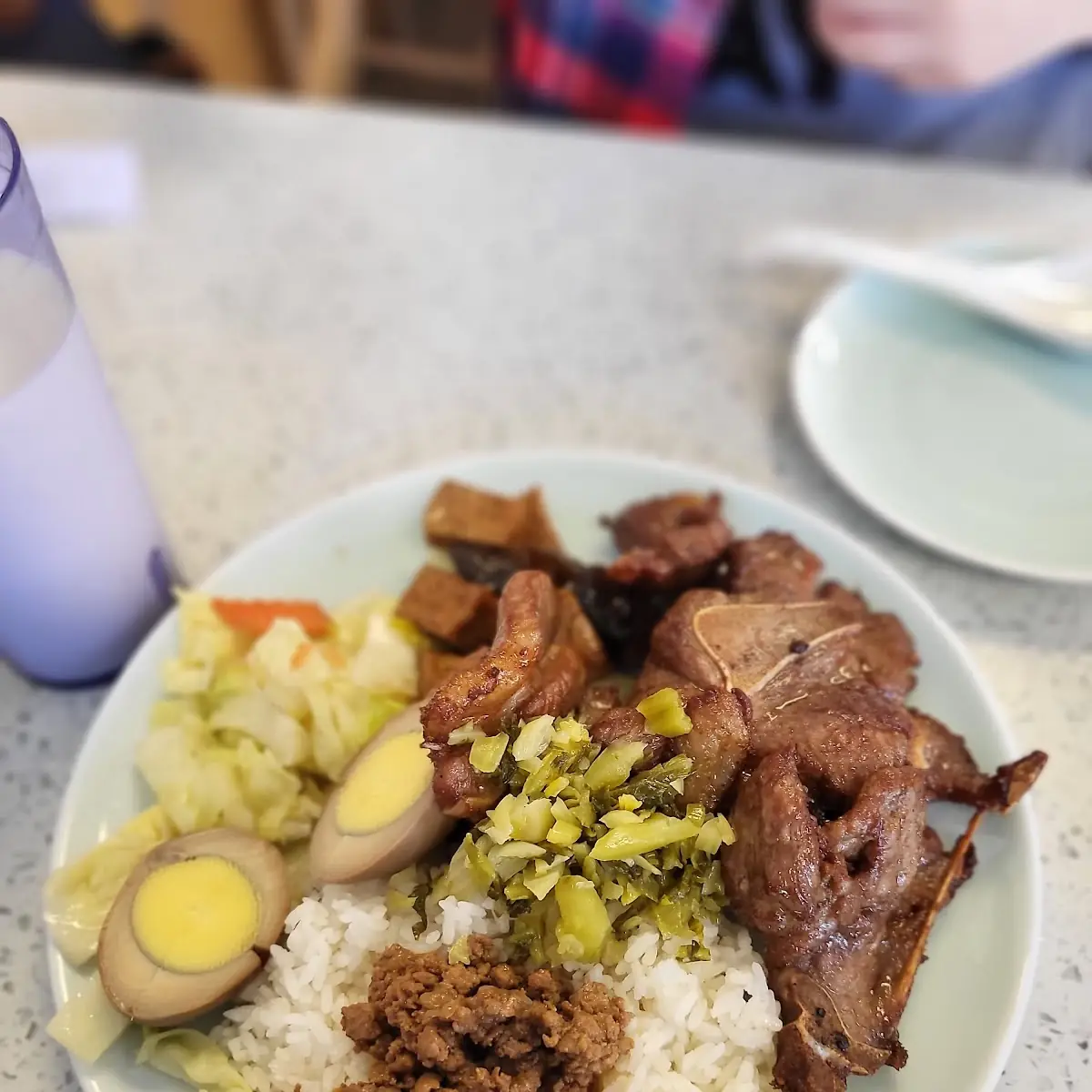 Fried Pork Chop over Rice