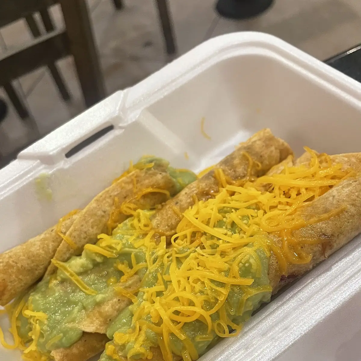 4 Rolled Taquitos