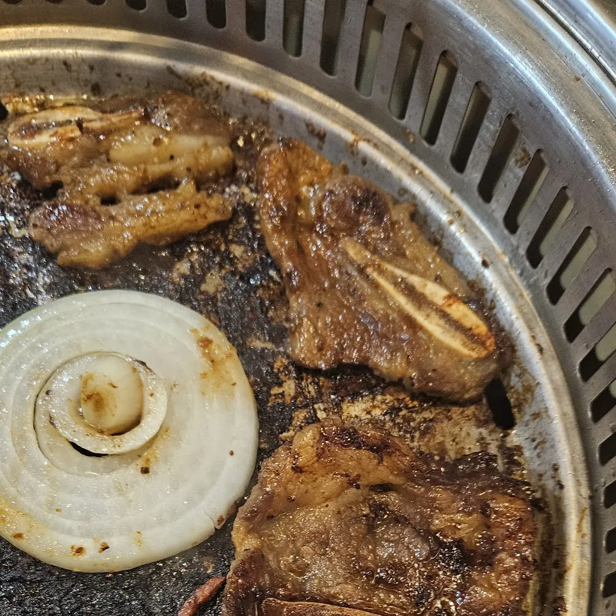 L a Galbi Short Ribs BBQ Plate