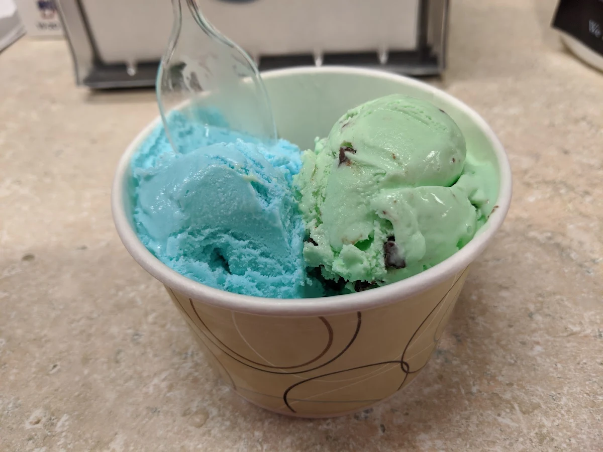 Blue Moon and Mint Chocolate Chip