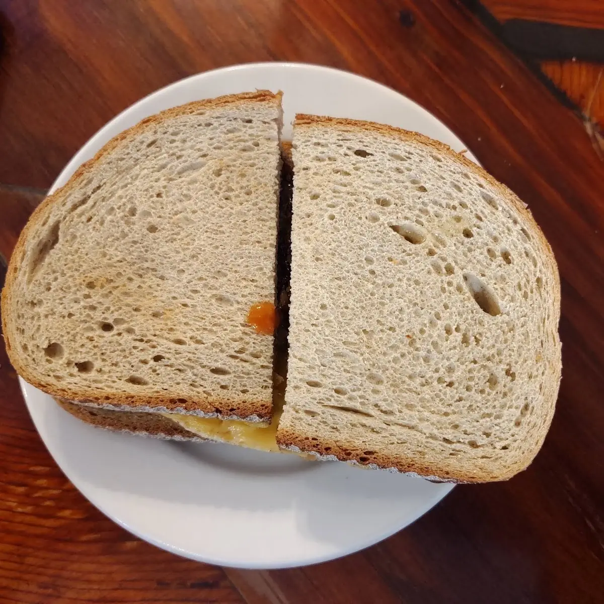 Sausage Egg and Cheese and Rye Bread
