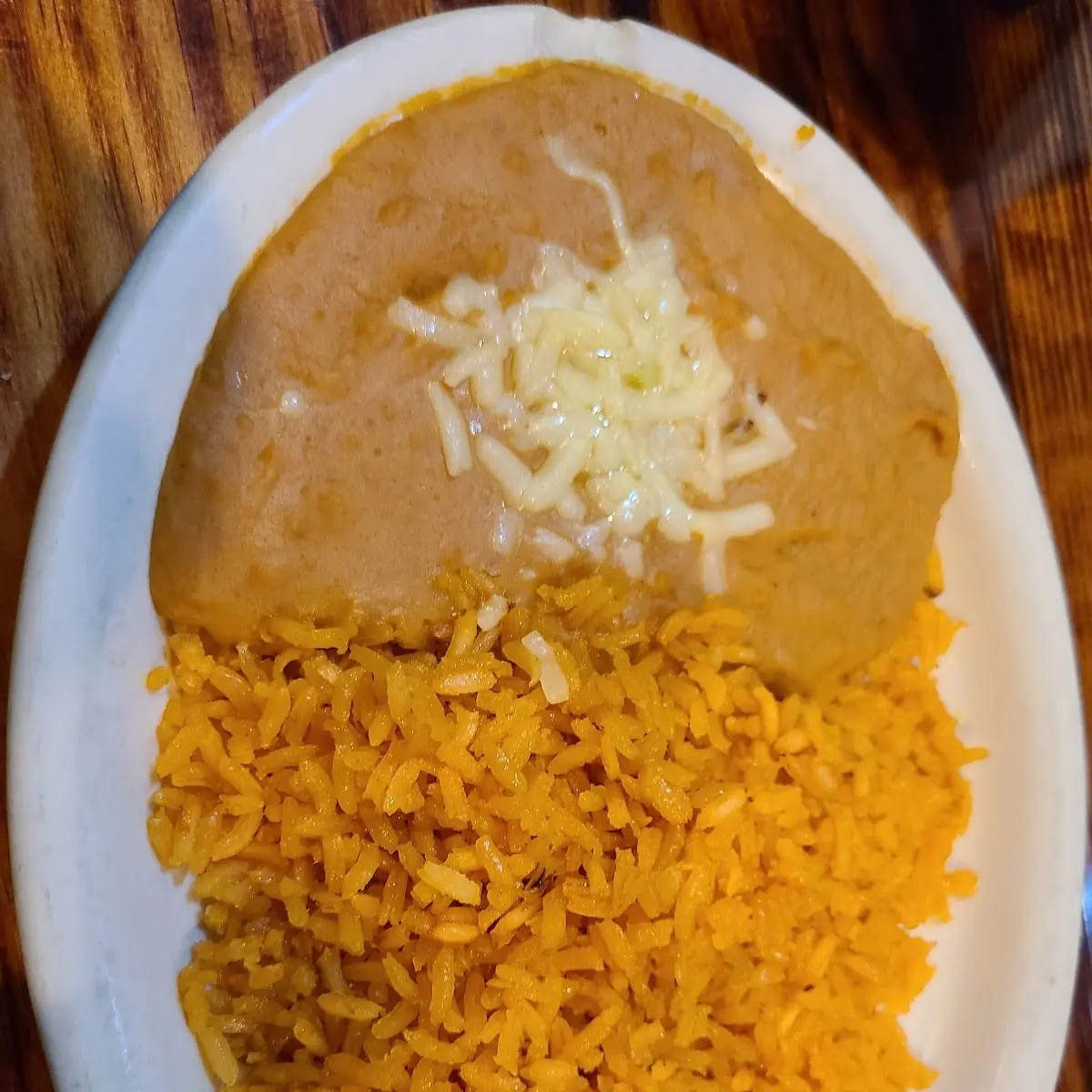Red Rice and Refried Beans