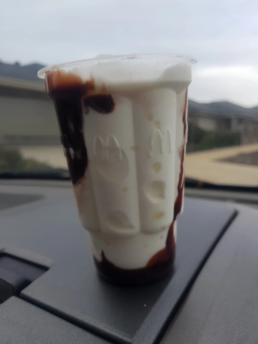 Iced Velvet Mocha with Cold Foam, McDonald's Lucas