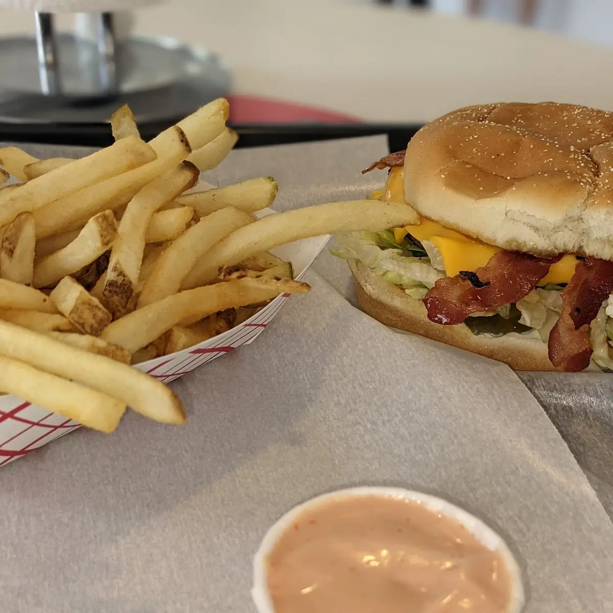 Bacon Burger & Fries