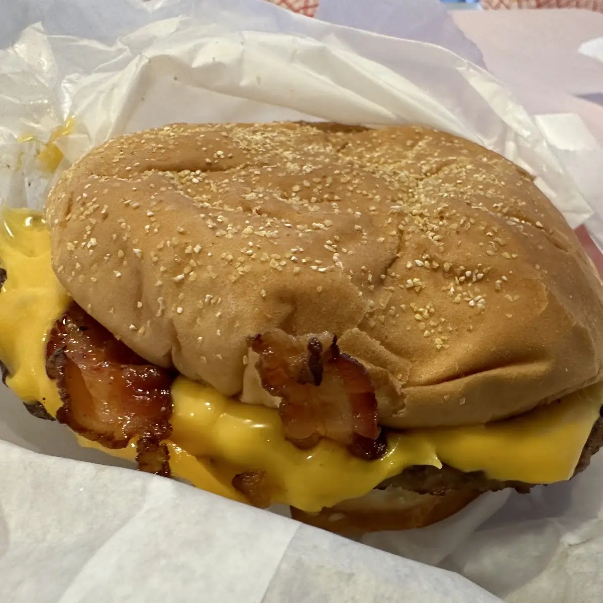 Plain Bacon Cheeseburger