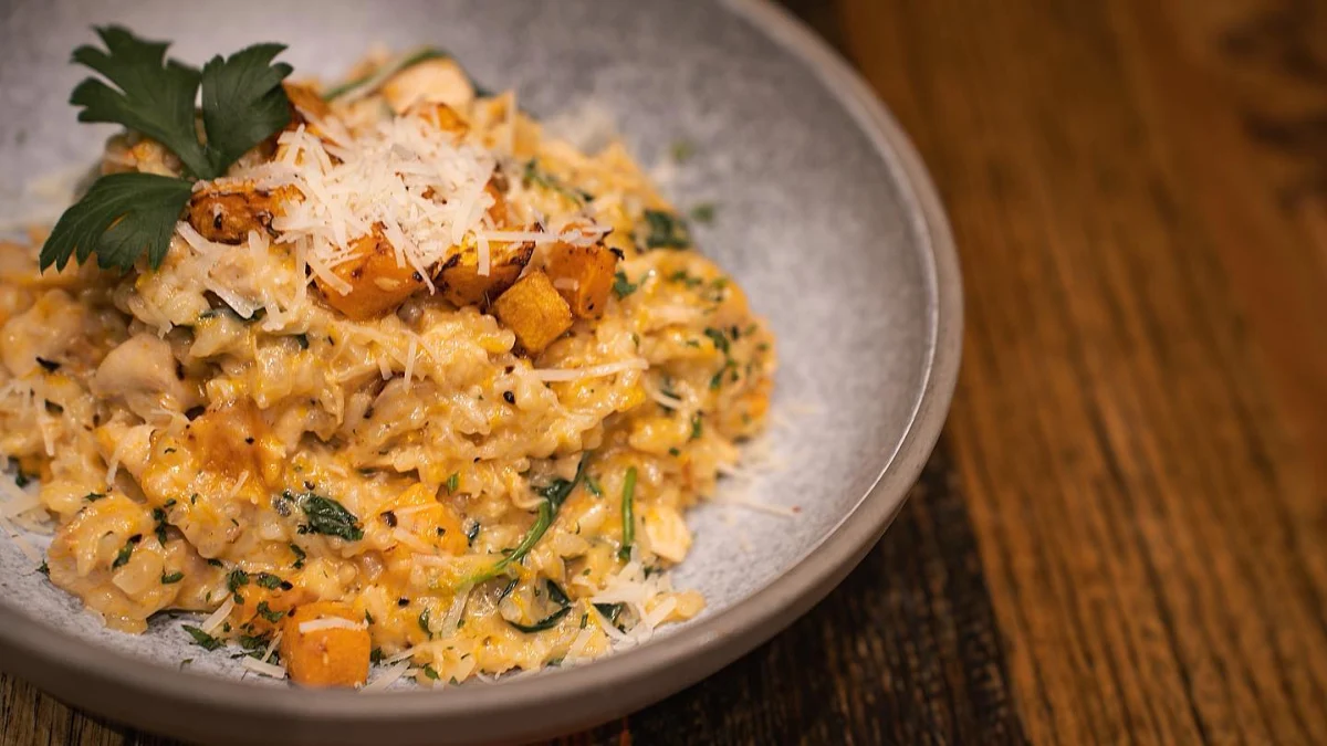 Chicken & Pumpkin Risotto, The Pizza Bar Diggers Rest