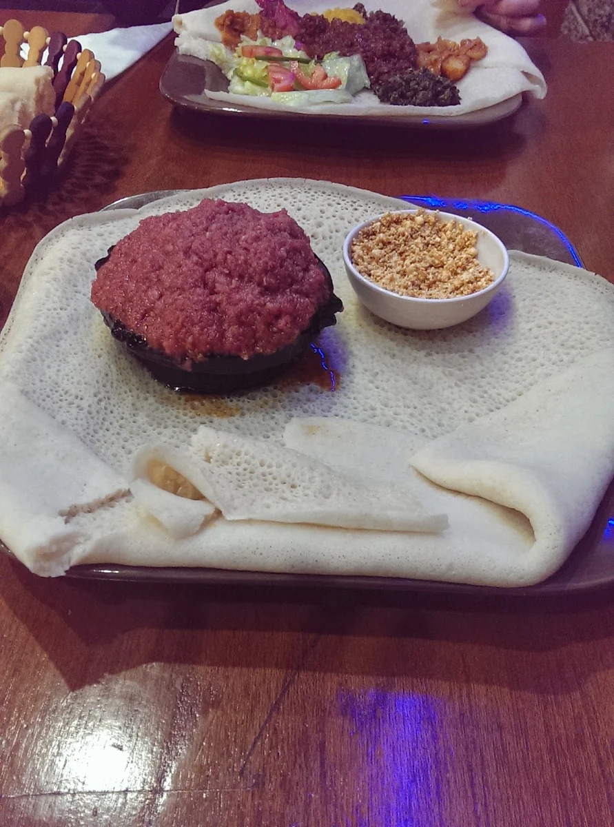 Kitfo or Ethiopian Steak Tartare Beef