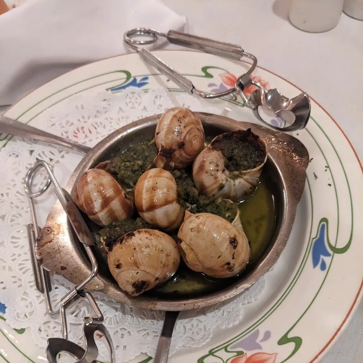 Escargot in Garlic Butter Sauce