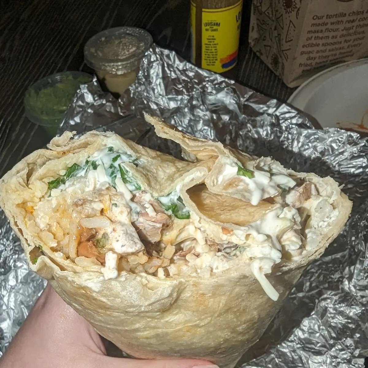 Chipotle Honey Chicken Burrito