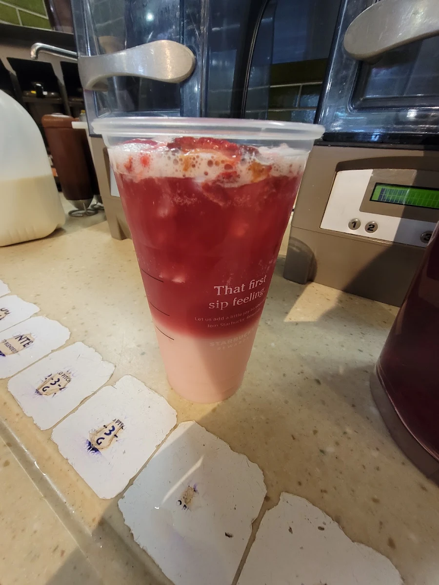 Ombre Pink Drink with Passion Tea