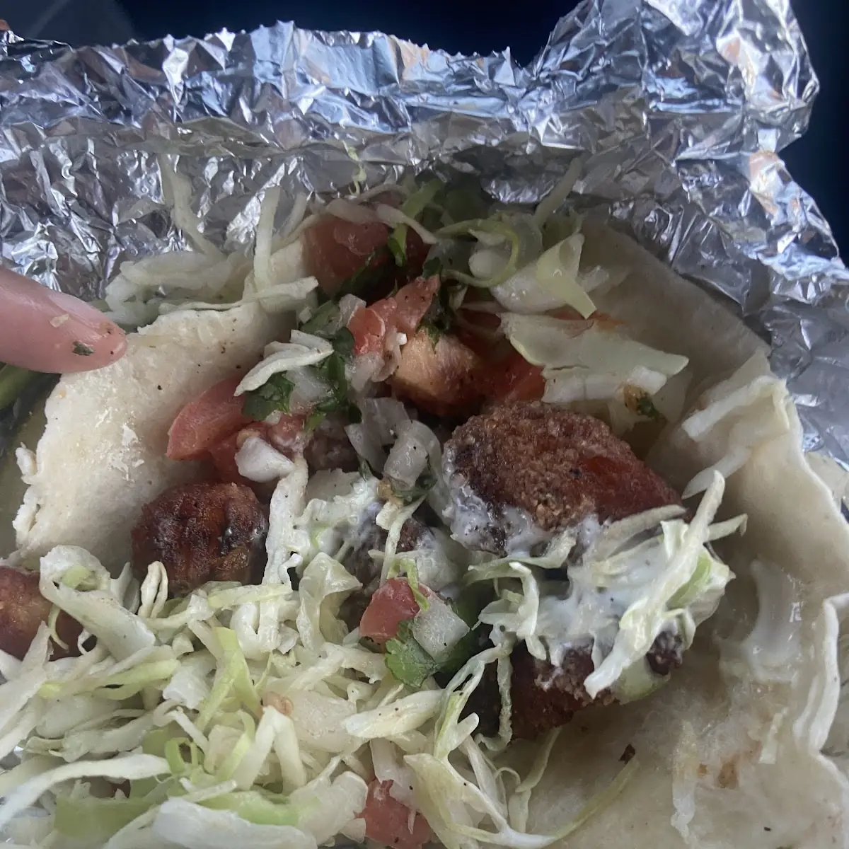 2 Jumbo Shrimp Tacos