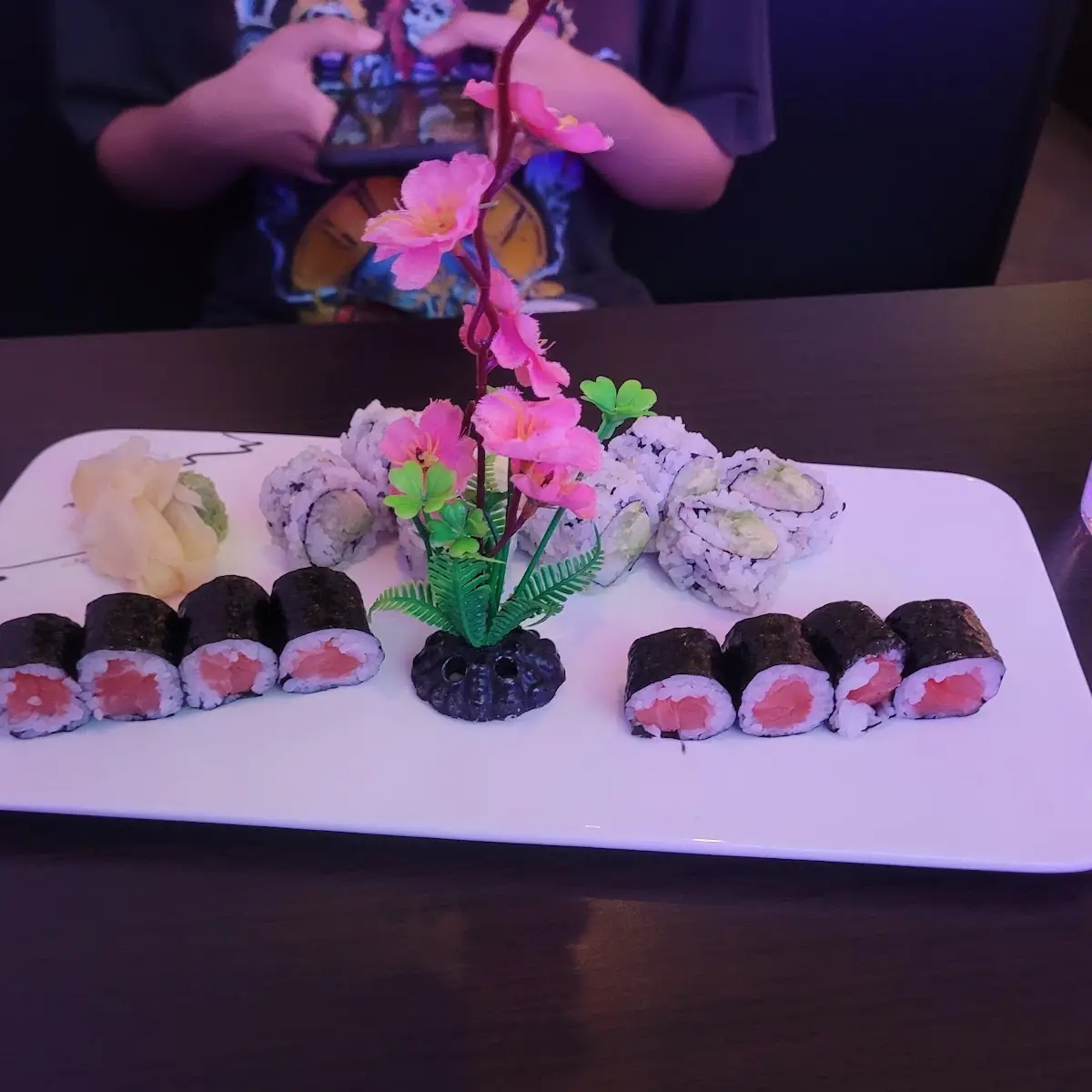 California Roll and Salmon Roll